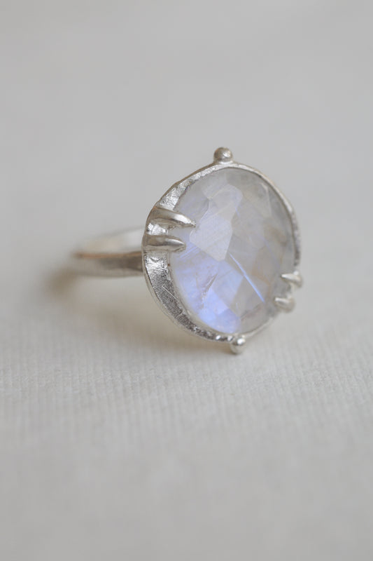 Lunar Empress Moonstone One-of-a-Kind Ring 7 1/2