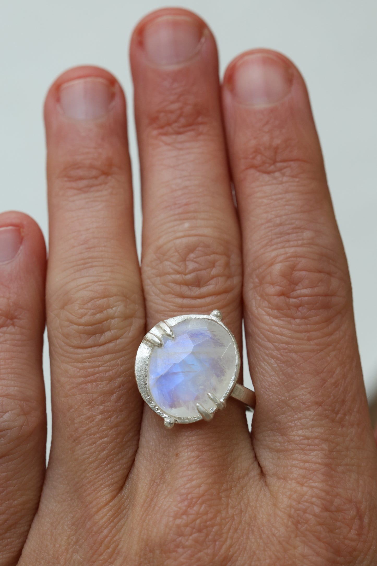 Lunar Empress Moonstone One-of-a-Kind Ring 7 1/2