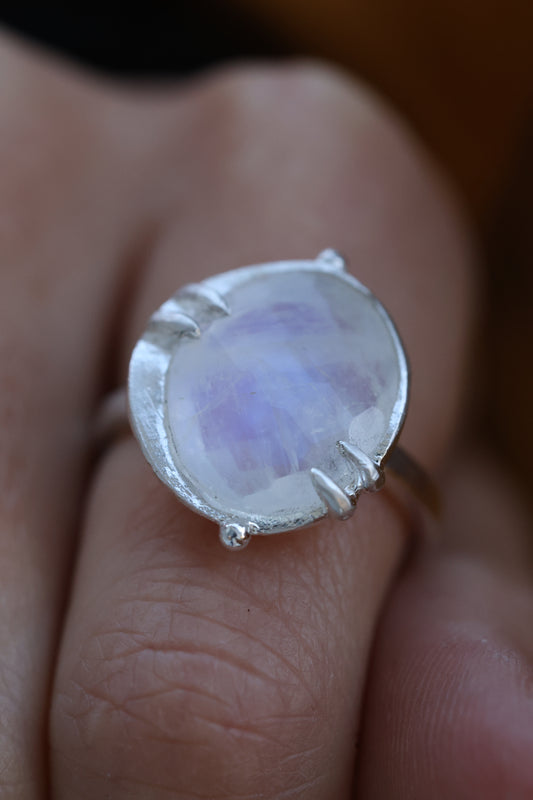 Lunar Empress Moonstone One-of-a-Kind Ring 7 1/2